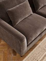 Opulent Chenille Mink Brown Emory 3 Seater Sofa in a Box - Image 2 of 7