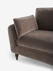 Opulent Chenille Mink Brown Emory 3 Seater Sofa in a Box - Image 7 of 7
