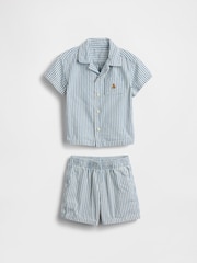 Gap Blue Denim Stripe Outfit Set (0-24mths) - Image 1 of 1