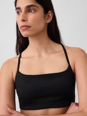 Gap Black Smooth Racerback Sports Bra - Image 4 of 4