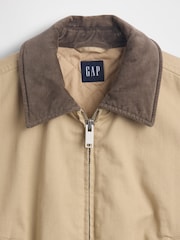 Gap Brown Oversized Bomber Jacket - Image 5 of 5