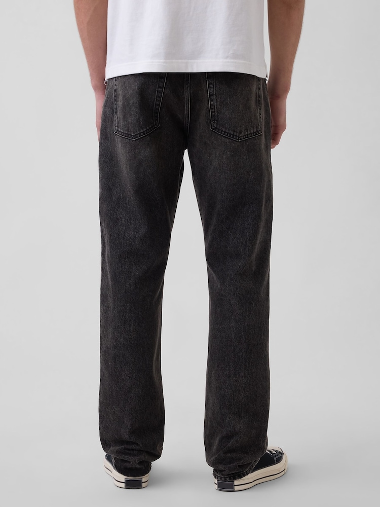 Gap Black Relaxed Straight Jeans - Image 2 of 5