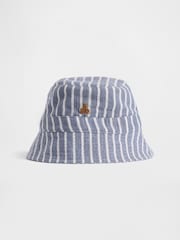 Gestreift, Blau - Gap Cotton Gauze Stripe Bucket Hat (Newborn-24mths) - Bild 1 von 1