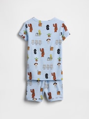 Gap Blue Star Wars Brushed Cotton Pyjamas short Set (12mths-5yrs) - Image 2 of 2