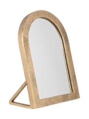 Nkuku Antique Brass Cayce Vanity Mirror - Image 6 of 7