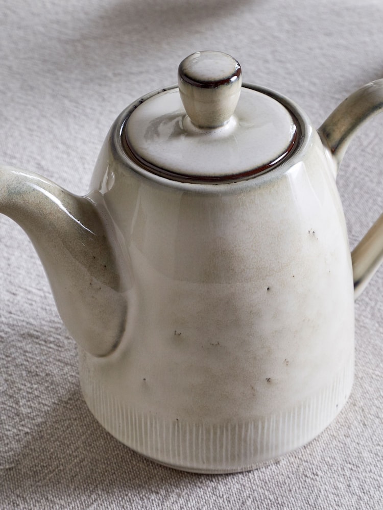 Nkuku Cream Malia Teapot - Image 2 of 5