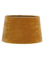 Nkuku Dark Ochre Batakha Velvet & Linen Lampshade - Image 7 of 7