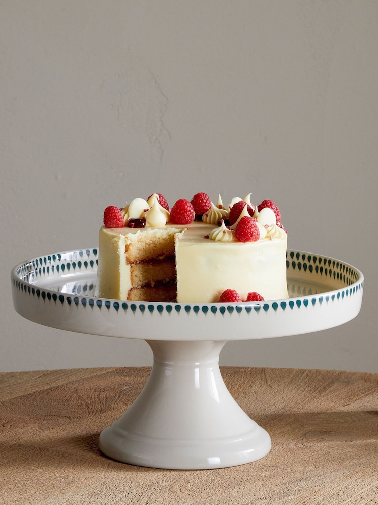 Nkuku Cream Juniper Drop Ceramic Stand - Image 1 of 5