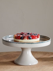 Nkuku Cream Juniper Drop Ceramic Stand - Image 2 of 5