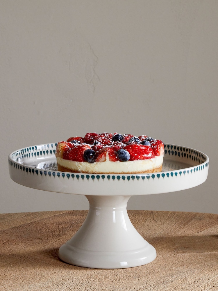 Nkuku Cream Juniper Drop Ceramic Stand - Image 2 of 5