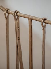 Nkuku Antique Brass Lowada Iron Fireside Tools - Image 2 of 5