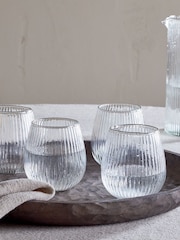 Nkuku Set of 4 Clear Otuba Tumblers - Image 1 of 4