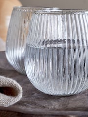 Nkuku Set of 4 Clear Otuba Tumblers - Image 3 of 4