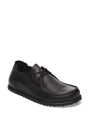 Birkenstock Black Utti Lace Leather Shoes - Image 2 of 5