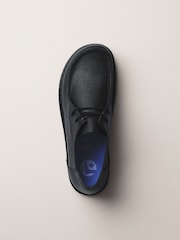 Birkenstock Black Utti Lace Leather Shoes - Image 4 of 5