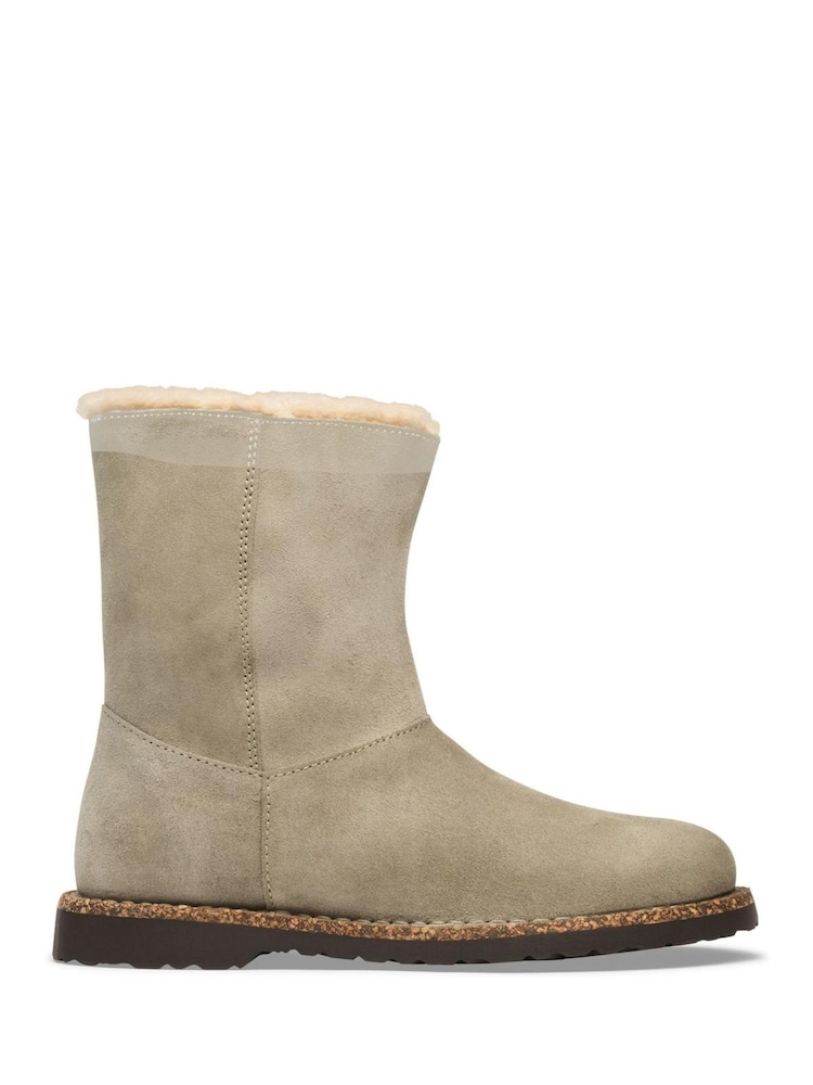 Taupe rjava - Birkenstock Uppsala Zip Up Shearling Lined Suede Boots - Slika 1 iz 1 Taupe rjava - Birkenstock Uppsala Zip Up Shearling Lined Suede Boots - Slika 1 iz 1
