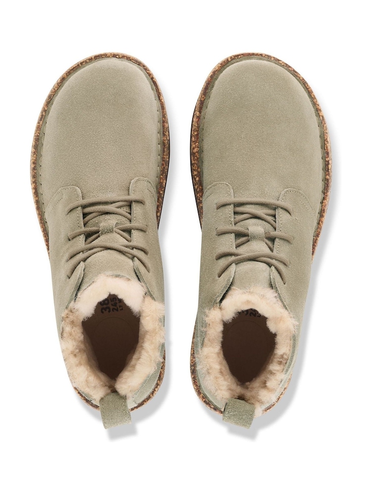Birkenstock Uppsala Mid Lace Up Shearling Lined Suede Boots - Slika 2 iz 2 Birkenstock Uppsala Mid Lace Up Shearling Lined Suede Boots - Slika 2 iz 2