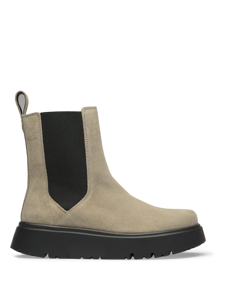 Birkenstock Taupe Grey Suede Theda Chelsea Boots - Image 1 of 2