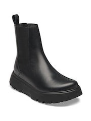 Birkenstock Black Leather Theda Chelsea Boots - Image 3 of 3