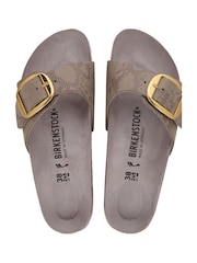 Birkenstock Grey Madrid Big Buckle Sandals - Image 3 of 3