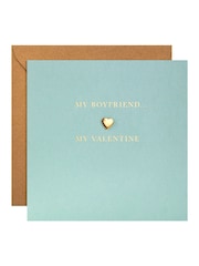 Hallmark Green My Boyfriend Classic Heart Valentine's Card - Image 2 of 4