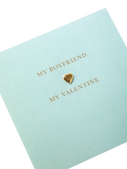 Hallmark Green My Boyfriend Classic Heart Valentine's Card - Image 3 of 4