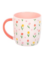 Something Different Pink Tulip Print Mug - Image 2 of 5