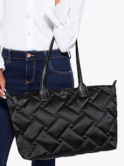 Kurt Geiger London Black Recycled Shopper Dr Bag - Image 1 of 5