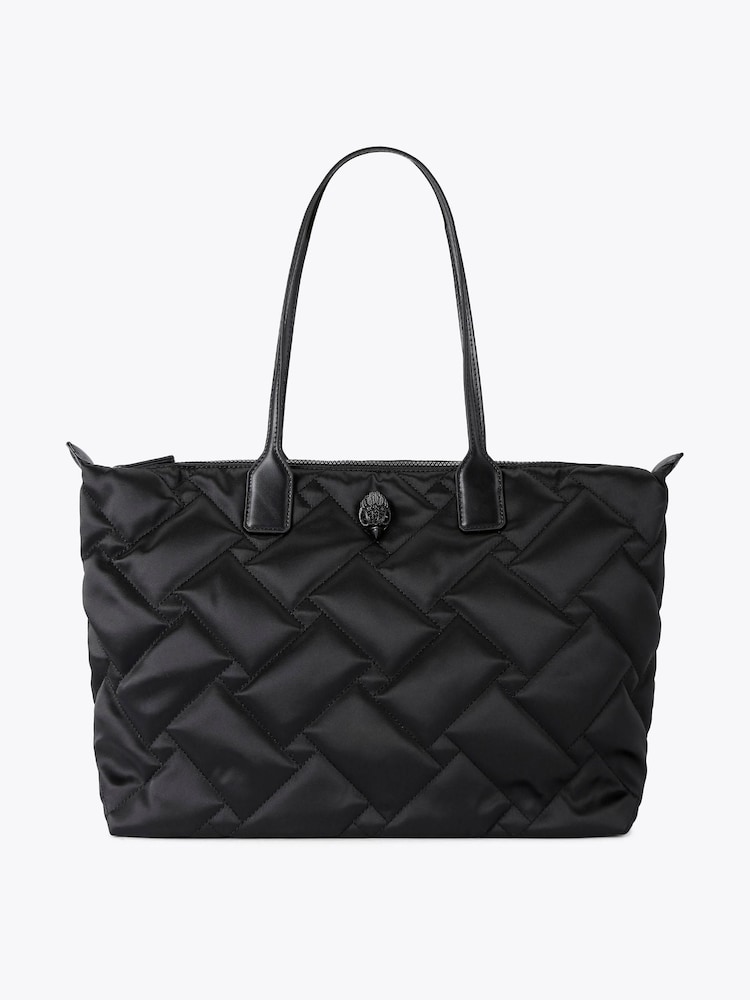 Kurt Geiger London Black Recycled Shopper Dr Bag - Image 2 of 5