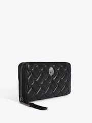 Kurt Geiger London Black Kensington Zip Around Wallet Eagle Bag - Image 2 of 4