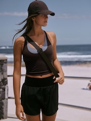 self. Chocolate Brown Sports Cap - Image 2 of 4