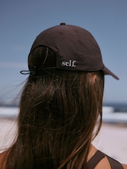 self. Chocolate Brown Sports Cap - Image 3 of 4