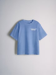 The Set 3 Pack Short Sleeve Oversized Graphic T-Shirts Red/Green/Blue - Image 3 of 6