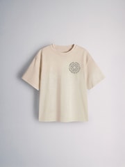 The Set 3 Pack Short Sleeve Oversized Graphic T-Shirts Red/Green/Blue - Image 4 of 6