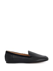 Dune London Black Gosette Loafer Shoes - Image 1 of 5