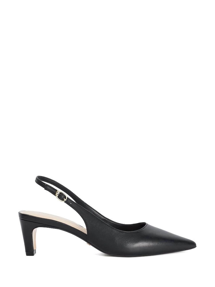 Dune London Black Connection Slingbacks - Image 1 of 6 Dune London Black Connection Slingbacks - Image 1 of 6
