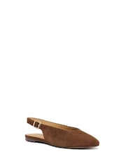 Dune London Brown Honora Ballet Pumps - Image 3 of 6