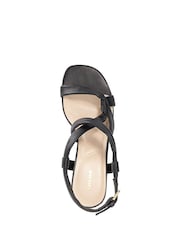 Dune London Black Motivating Smart Sandals - Image 5 of 6
