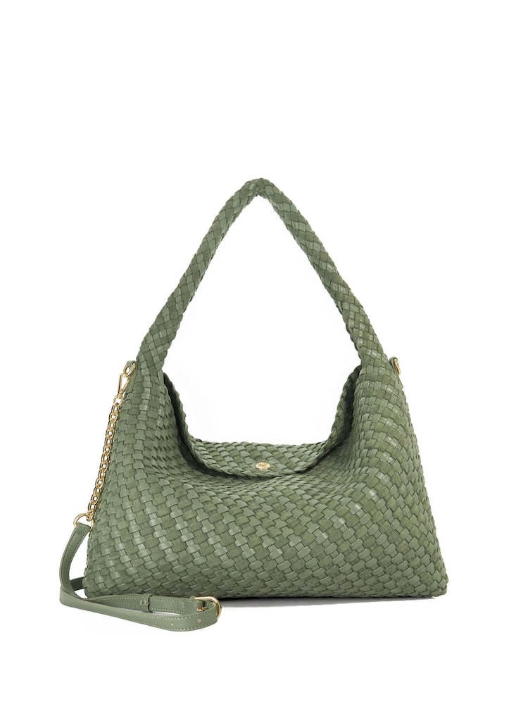 Dune London Green Deliberate L Shoulder Bag - Image 2 of 4