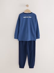 Rainbow Navy Football Long Sleeve Pyjamas 2 Pack (3-16yrs) - Image 4 of 11