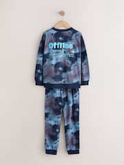 Blue/Yellow/Red Offline Long Sleeve Pyjamas 3 Pack (3-16yrs) - Image 12 of 14