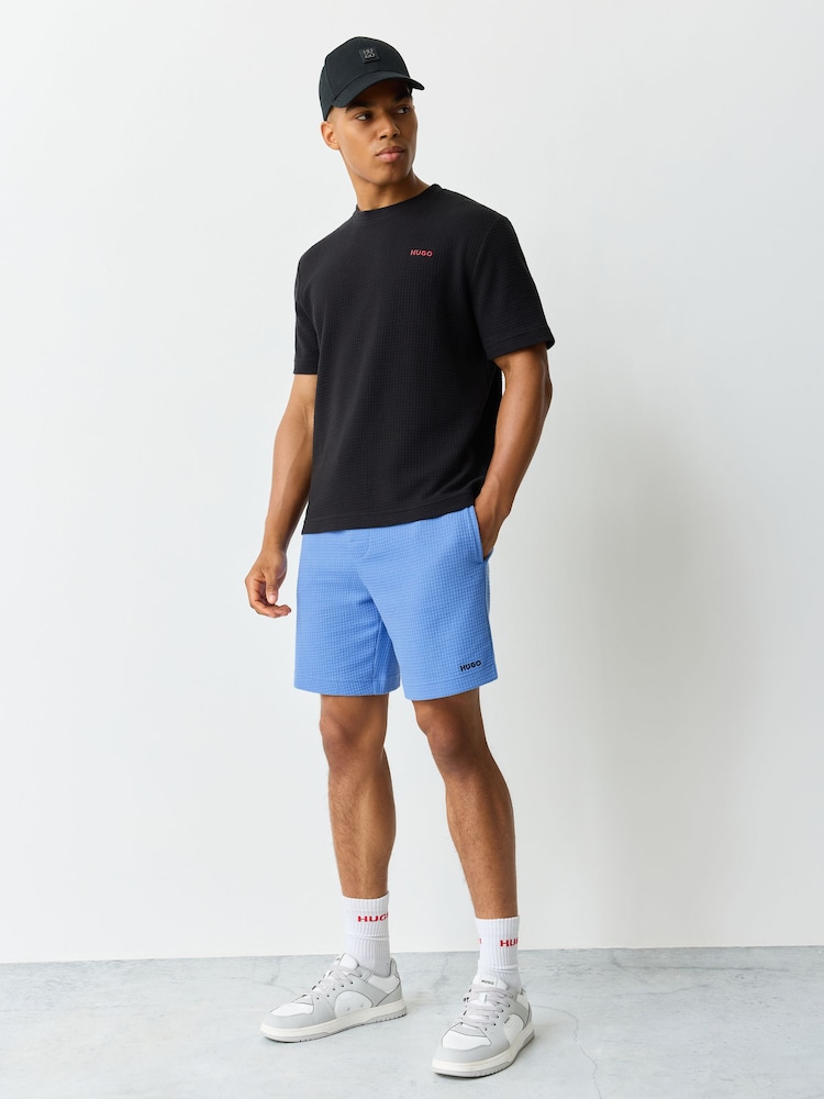 Azul - Pantalones cortos con logo de HUGO Austin - Imagen 2 de 5