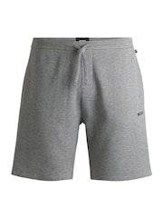 BOSS Grey Waffle Shorts - Image 1 of 2