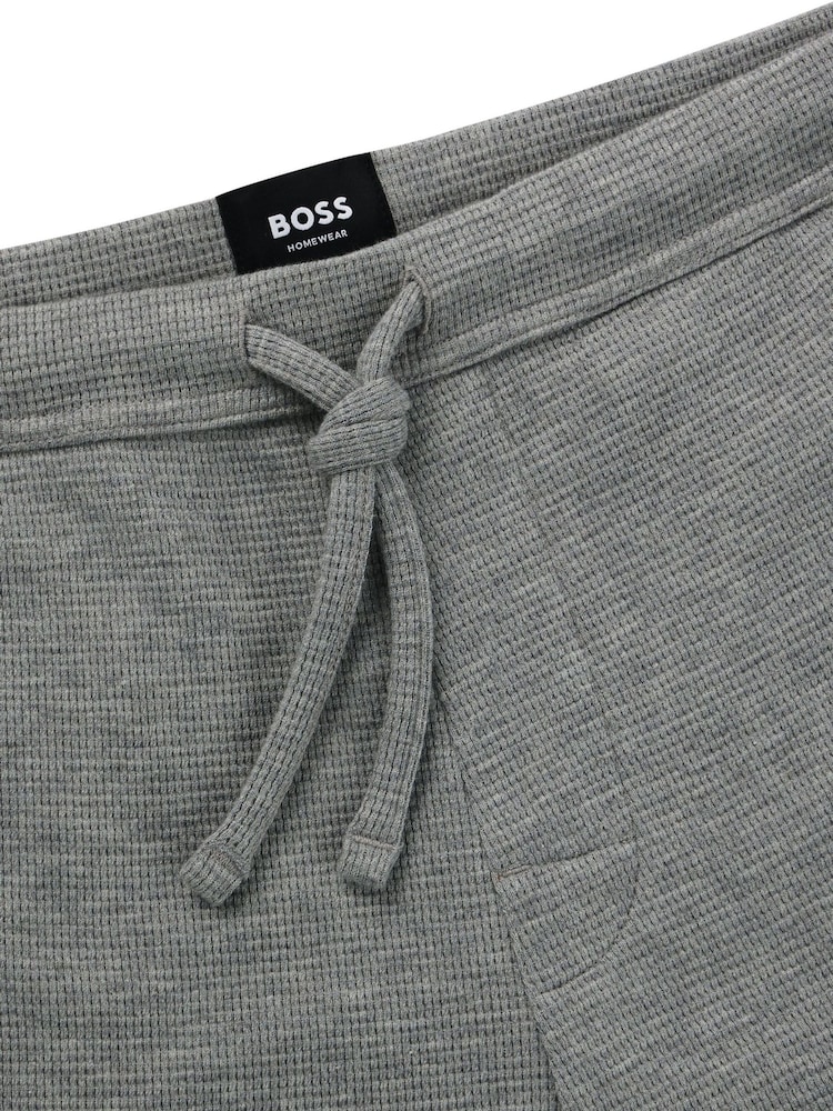 BOSS Grey Waffle Shorts - Image 2 of 2