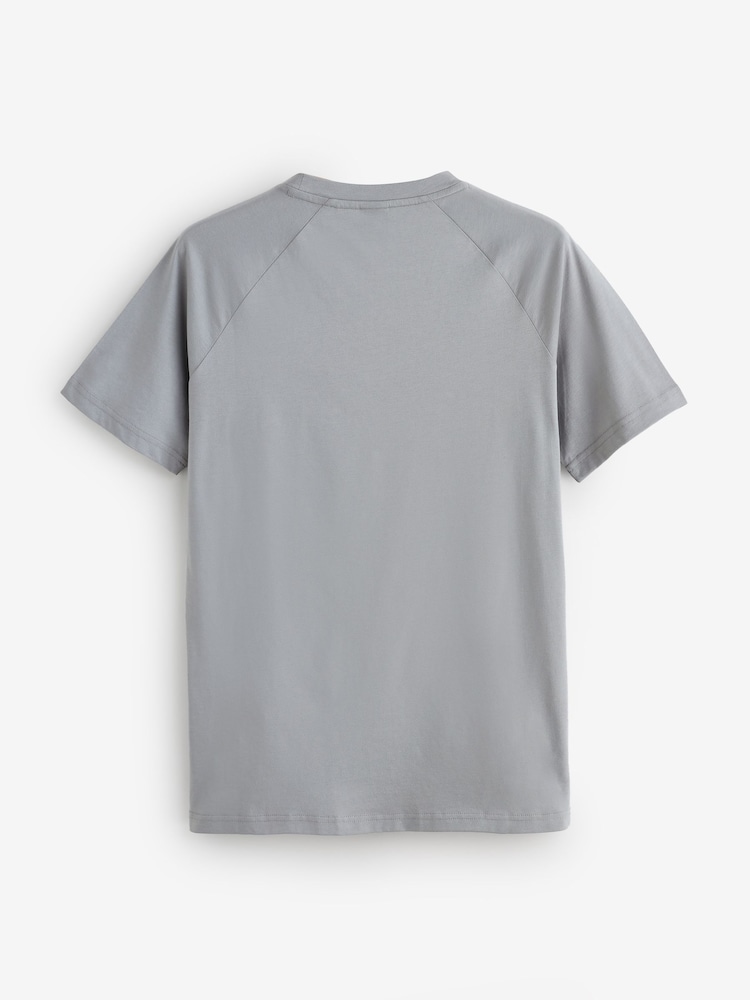 BOSS Grey Slim-Fit Logo T-Shirt - Image 5 of 5 BOSS Grey Slim-Fit Logo T-Shirt - Image 5 of 5