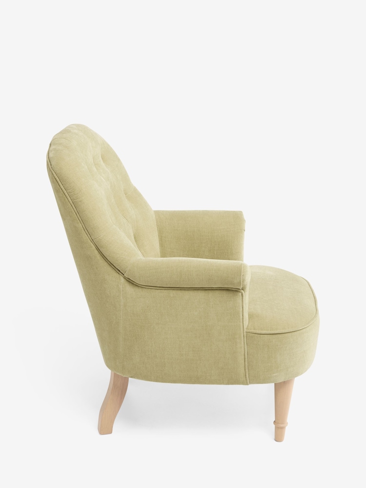 Laura Ashley Hundon Chenille Pale Olive Green Alveston Accent Chair - Image 7 of 7 Laura Ashley Hundon Chenille Pale Olive Green Alveston Accent Chair - Image 7 of 7