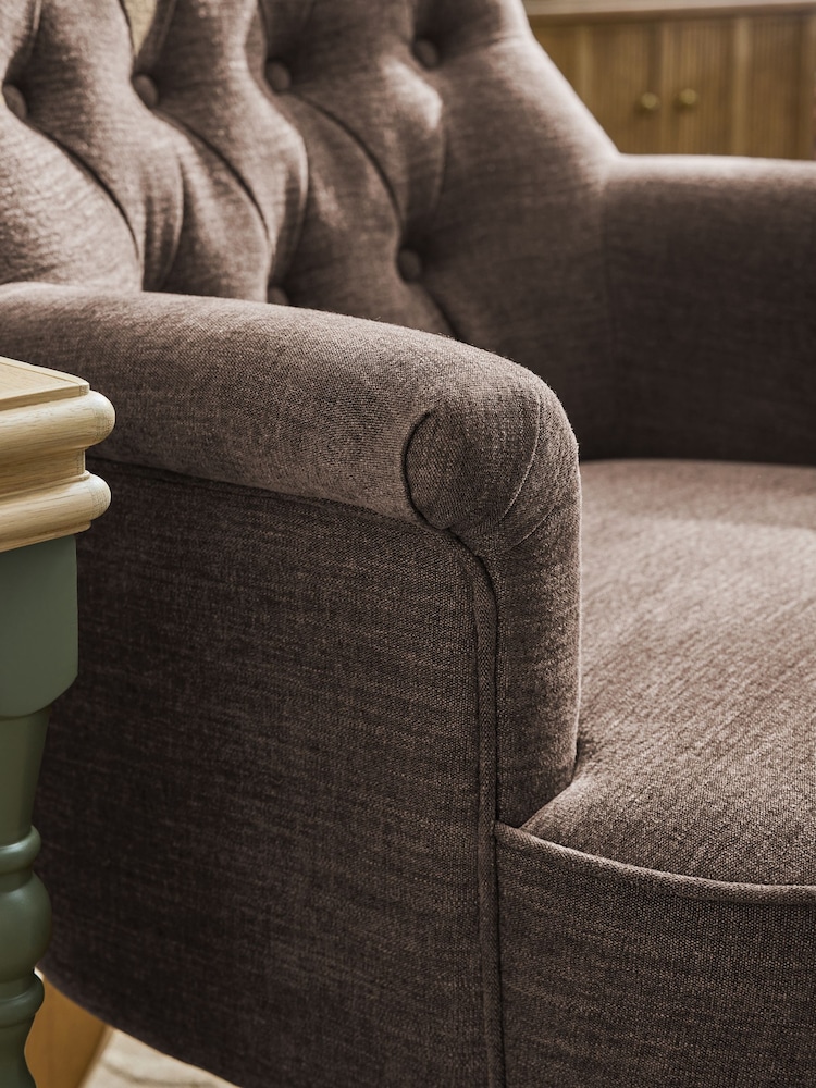 Laura Ashley Audra Hazelnut Brown Alveston Accent Chair - Image 2 of 8 Laura Ashley Audra Hazelnut Brown Alveston Accent Chair - Image 2 of 8