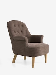 Laura Ashley Audra Hazelnut Brown Alveston Accent Chair - Image 5 of 8