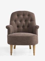 Laura Ashley Audra Hazelnut Brown Alveston Accent Chair - Image 6 of 8
