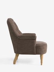 Laura Ashley Audra Hazelnut Brown Alveston Accent Chair - Image 7 of 8